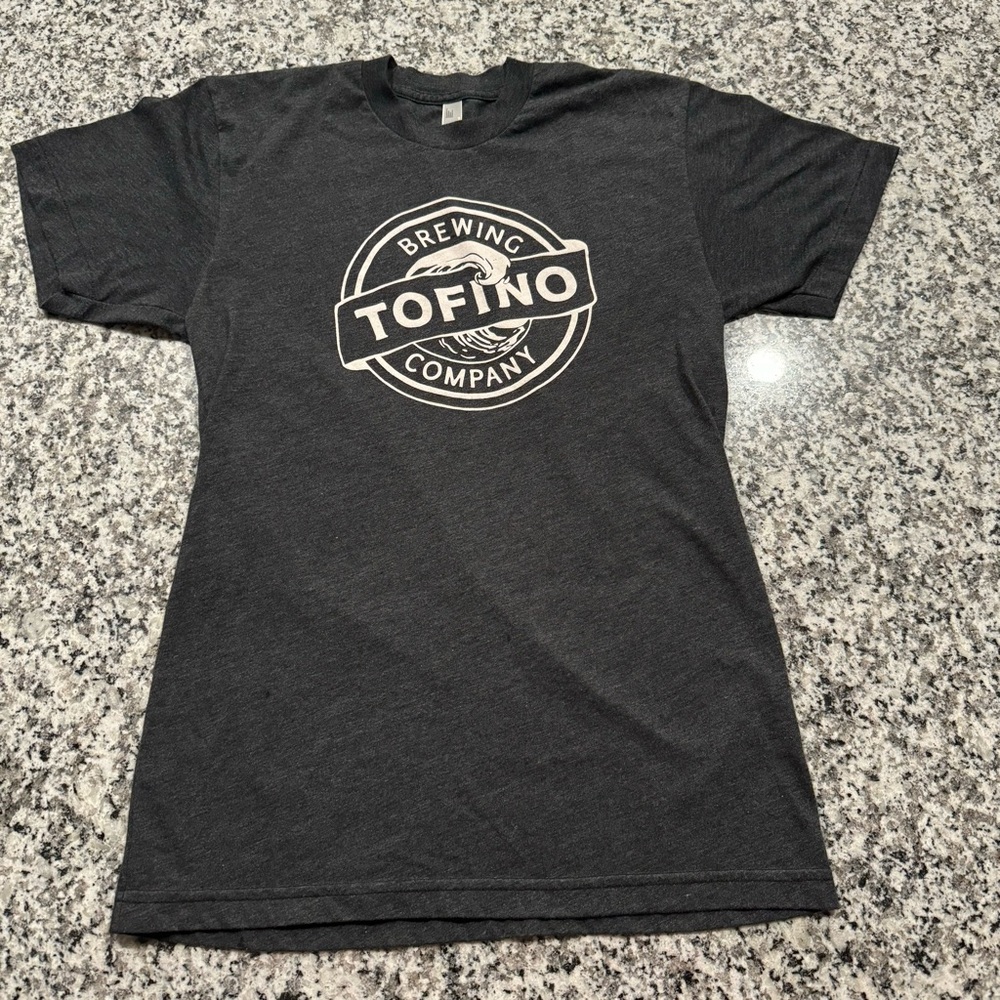 American Apparel Charcoal T-Shirt Tofino Brewing Company